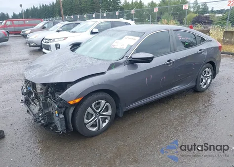 2018 Honda Civic Lx из США, поврежденный, VIN 2HGFC2F51JH556056